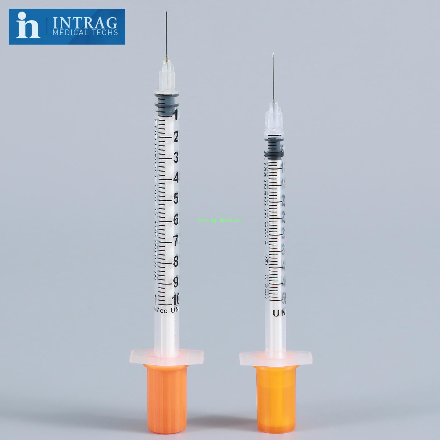 Low dead space insulin syringe details